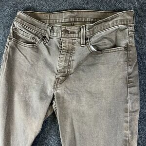 Levi's 511 Slim Fit Jeans Mens 34x31 Brown Medium Wash Denim Low Rise Skinny Leg